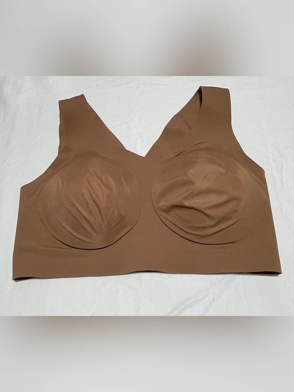 Evelyn Bobbie Seamless Brown Wireless Comfort Bra